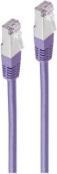 Actual product image Shiverpeaks ®-BASIC-S--Patch cable cat. 5e SF/UTP violet 5m (SF/UTP, CAT5e, 5 m)