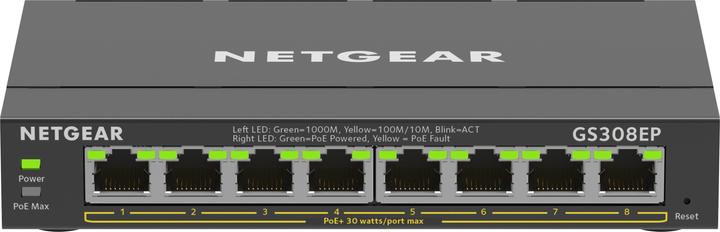 Image du produit Netgear GS308EP-100PES (8 Ports)
