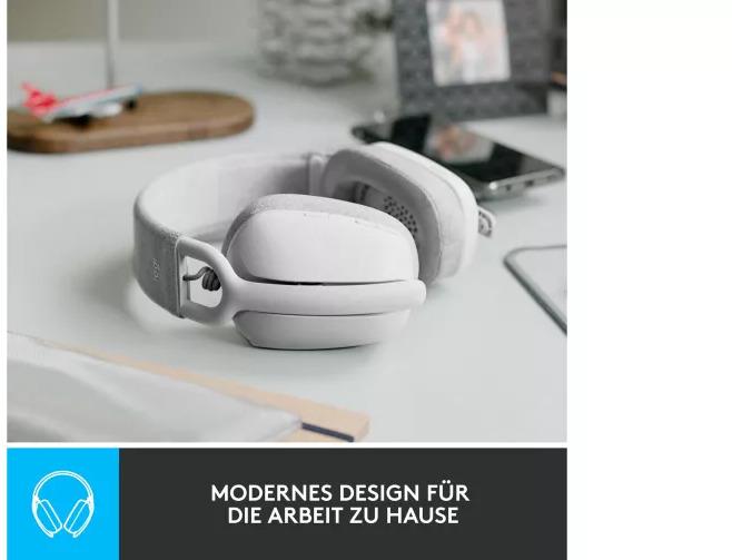 Image du produit Logitech Zone Vibe 100 (Sans fil, USB-C, Les équipes Microsoft, Réunion Google, Zoom)