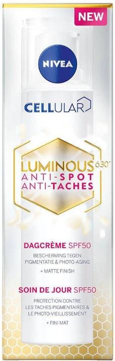 Image du produit NIVEA Cellular Luminous Anti-Pigment Fluid Cream Spf 50 (Crème solaire visage, SPF 50, 40 ml)