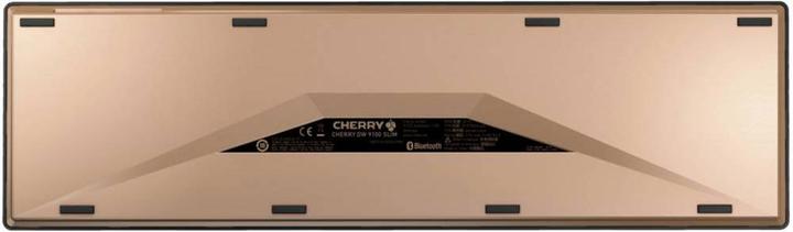 Image du produit CHERRY DW 9100 Slim, disposition belge, clavier AZERTY, set de souris et clavier sans fil, -bronze (BE, Filaire)