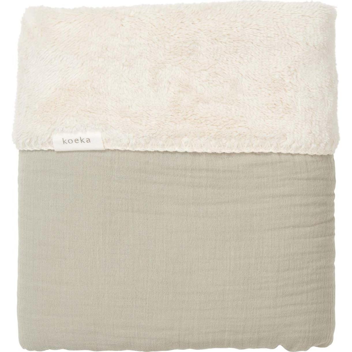Koeka, Babydecke, Kinderdecke Plüsch Faroo sage (100 x 150 cm)