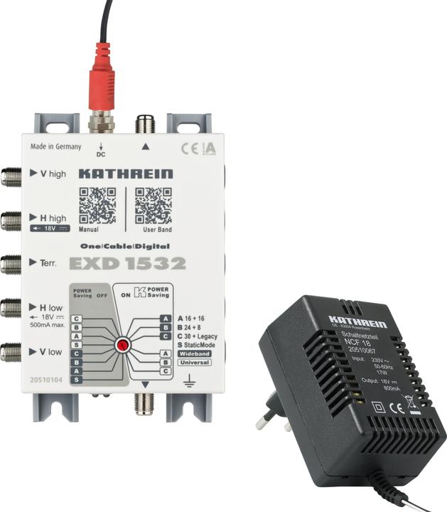 Kathrein EXD 1532 5inputs 32outputs satellite block distribution (Various)