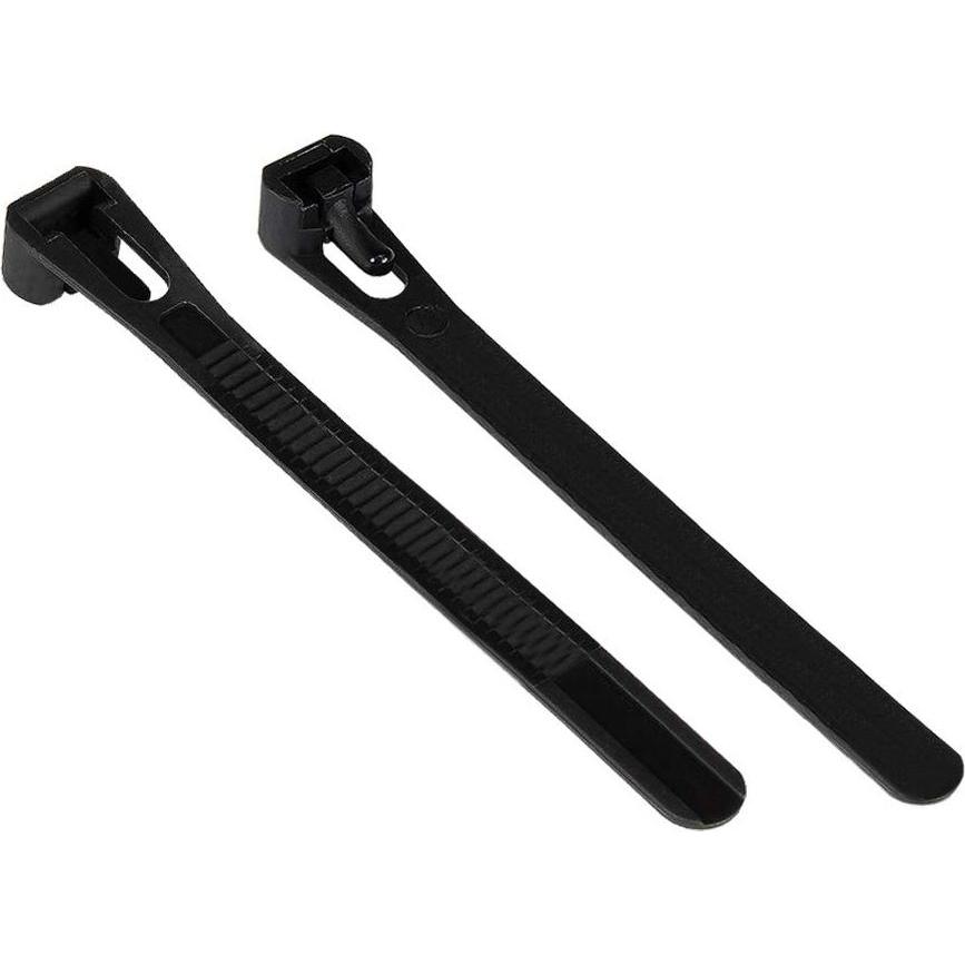 Good Connections, Kabelbinder, Wiederverwendbarer Kabelbinder 200 mm x 7,4 mm, schwarz, UV-resistent, -40 °C bis +85 °C,...