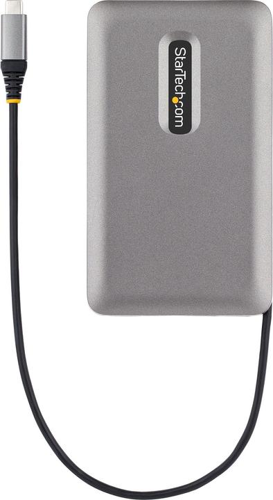 Produktbild StarTech com DKM31C3HVCPD, Avec fil, USB 3.2 Gen 2 (3.1 Gen 2) Type-C, 100 W, 2.0b, 10,100,1000 Mbit (USB-C, 2 Ports)