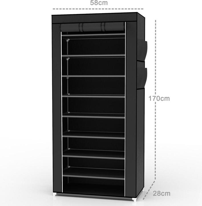 Produktbild Intirilife Faltschrank (58 x 28 x 170 cm)