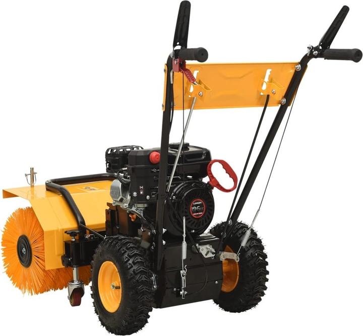 Actual product image vidaXL Schneefräse und Kehrmaschine Set (60 cm)