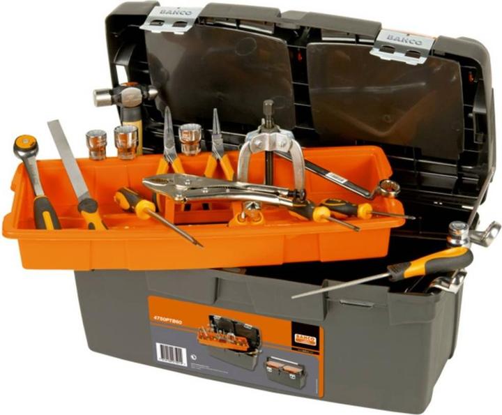 Produktbild Bahco Hoch belastbarer 600-mm-Kunststoff-Werkzeugkasten, 37 l (1 Teil)