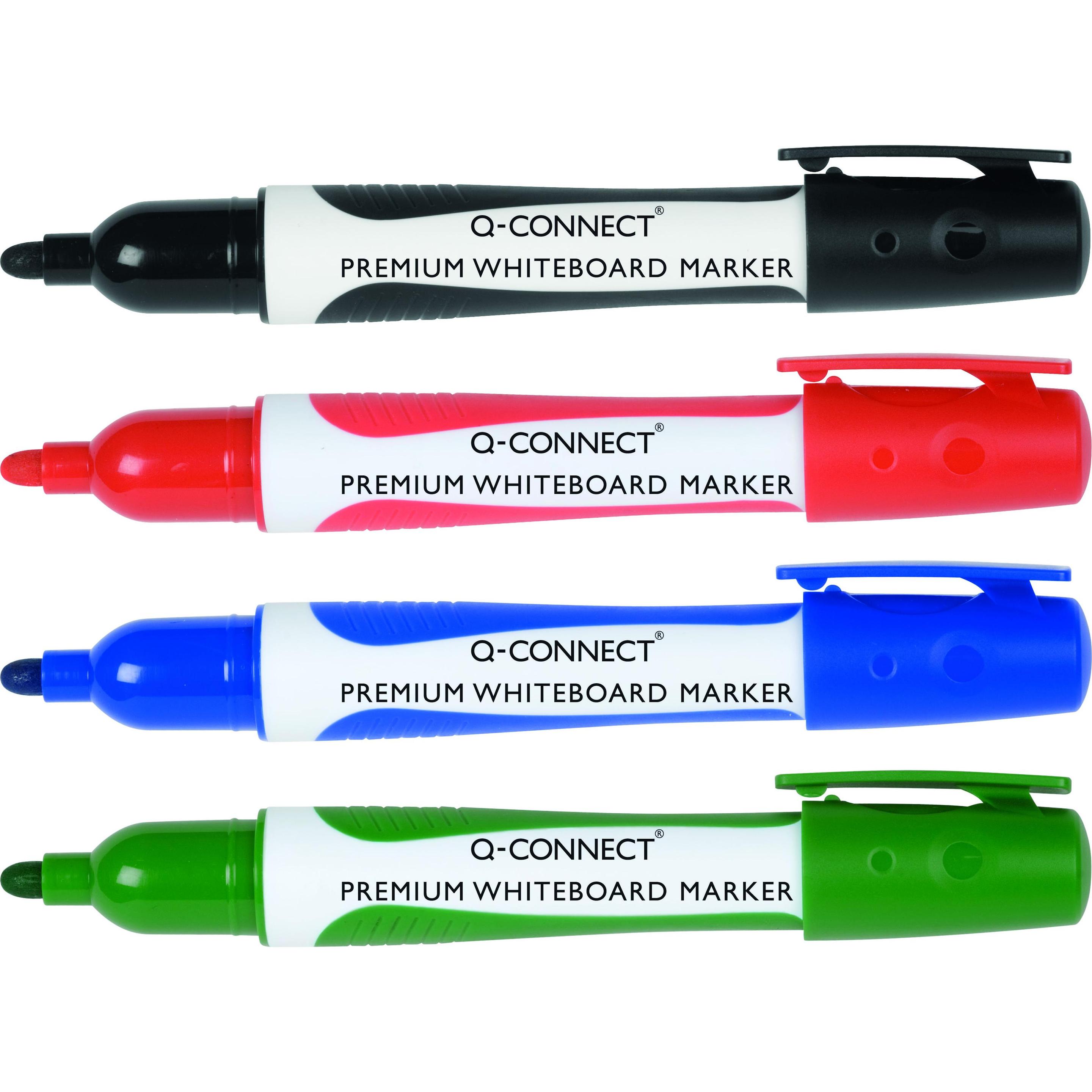 Q-Connect, Marker, Whiteboard Marker Premium (Rot, 3 mm, 1 x)