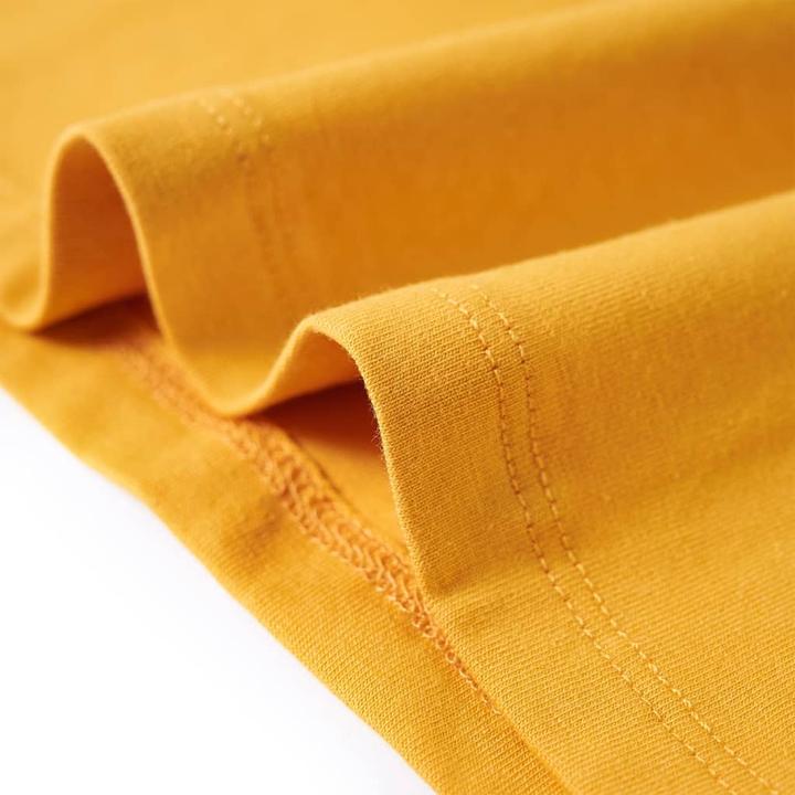 Produktbild VidaXL Kinder-Langarmshirt Ocker 92,Material: 95 % Baumwolle. 5 (92)