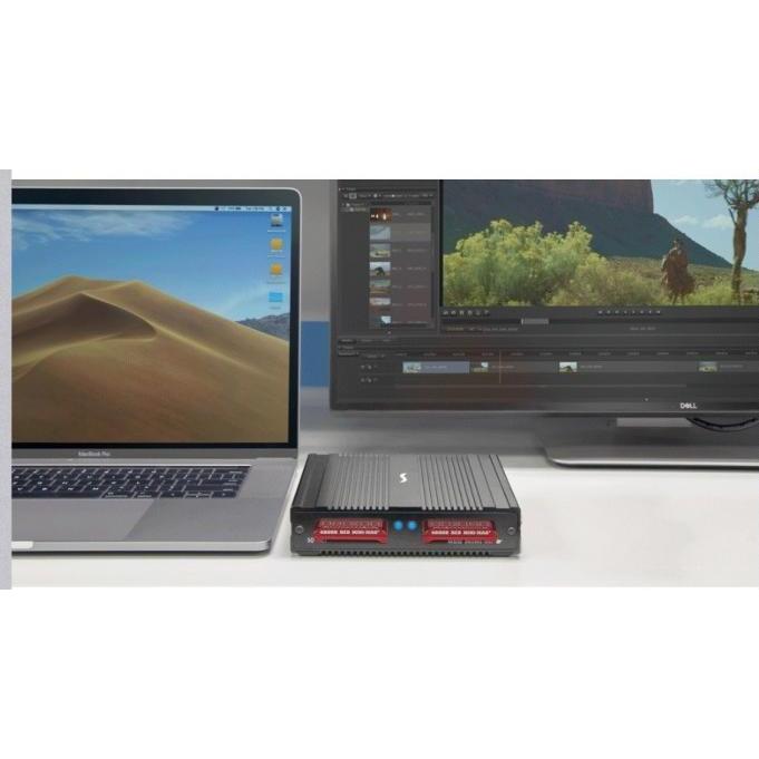 Thumbnail - Sonnet SF3 Series - Red MINI-MAG Edition - Speichergehäuse (USB 3.1), Speicherkartenlesegerät, Schwarz