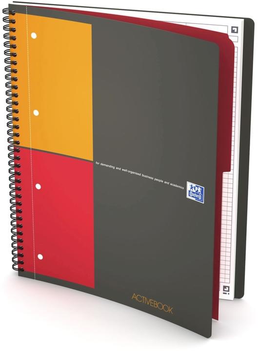 Actual product image Oxford College notebook International Activebook (Checked)