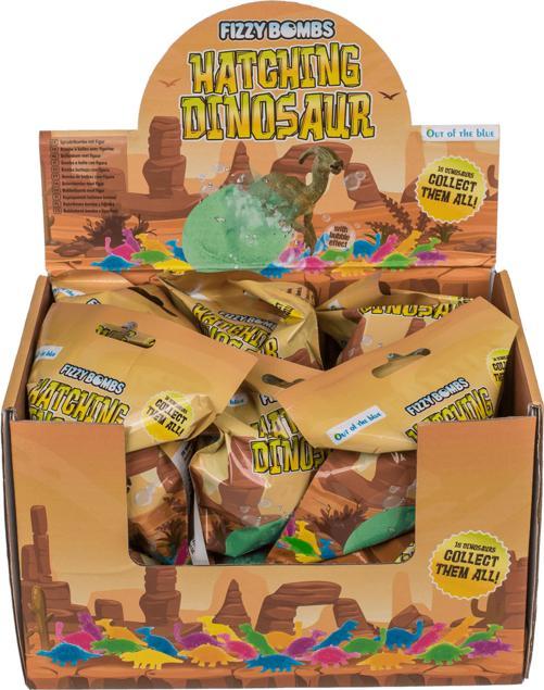 Actual product image Magni Bubbling ball with dinosaur figure (Bath bombs)