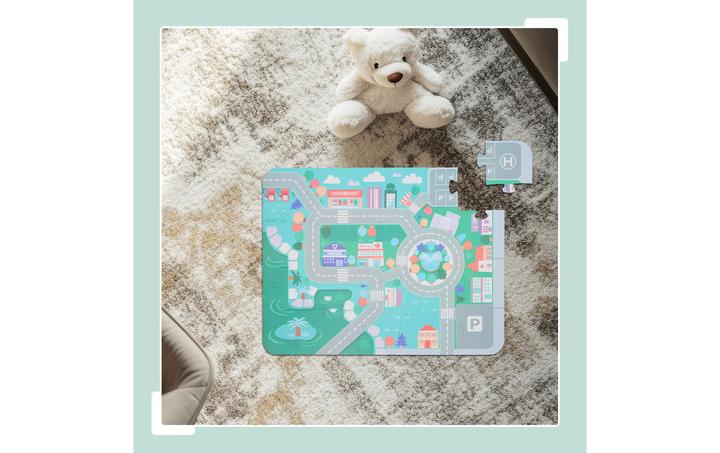 Actual product image Relaxdays Wooden block set