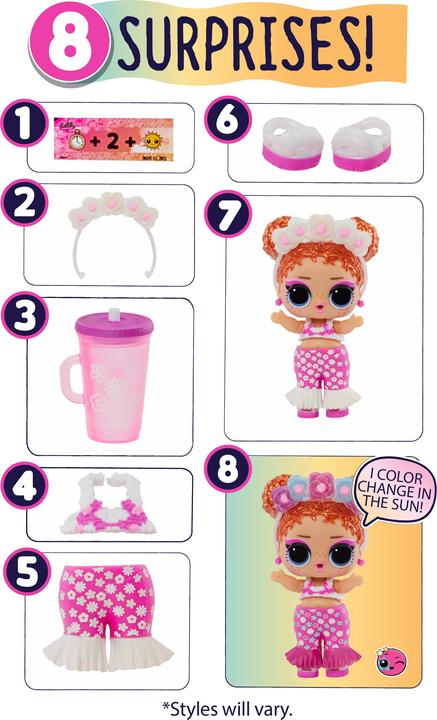 Productafbeelding MGA L.O.L. Verrassing! Sunshine Makeover Doll Asst