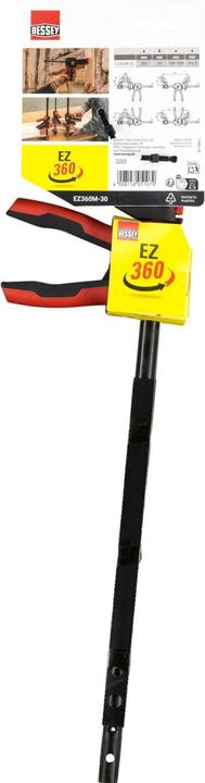Produktbild Bessey Einhandzwinge mit drehbarem Griff M EZ360M-30 (ki) (300 mm)