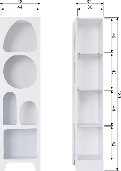 Produktbild Woood Caz (180 x 48 x 32 cm)