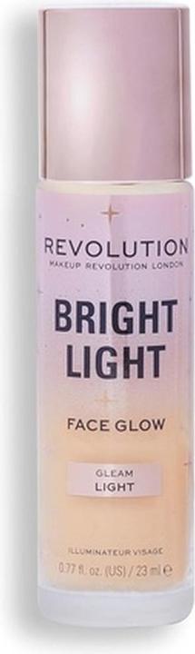 Makeup Revolution Bright Light Face Glow Brightening Skin Tint Radiant Finish Gleam Light (Gleam Light)