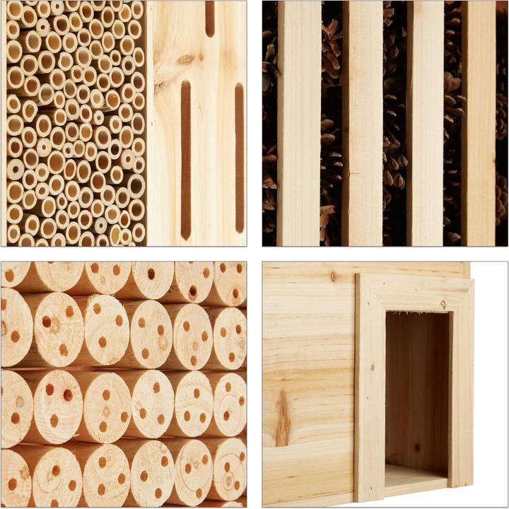 Immagine prodotto Relaxdays Albergo Insetto (Coccinelle, Merletti, Ape, Api, Farfalle)