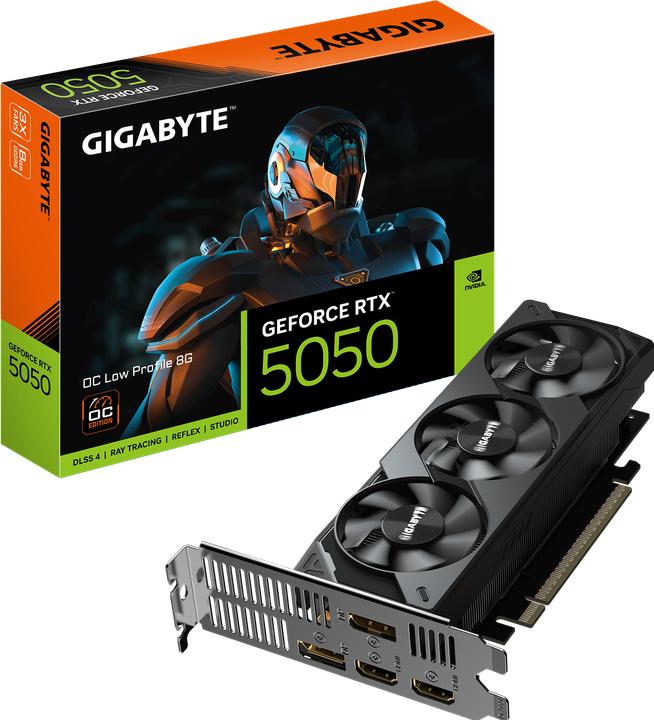 Image du produit Gigabyte GeForce RTX 5050 OC Low Profile (8 Go, GDDR6)