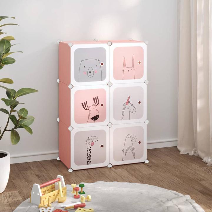 Produktbild vidaXL Kinderschrank (36.50 x 74 x 108 cm)
