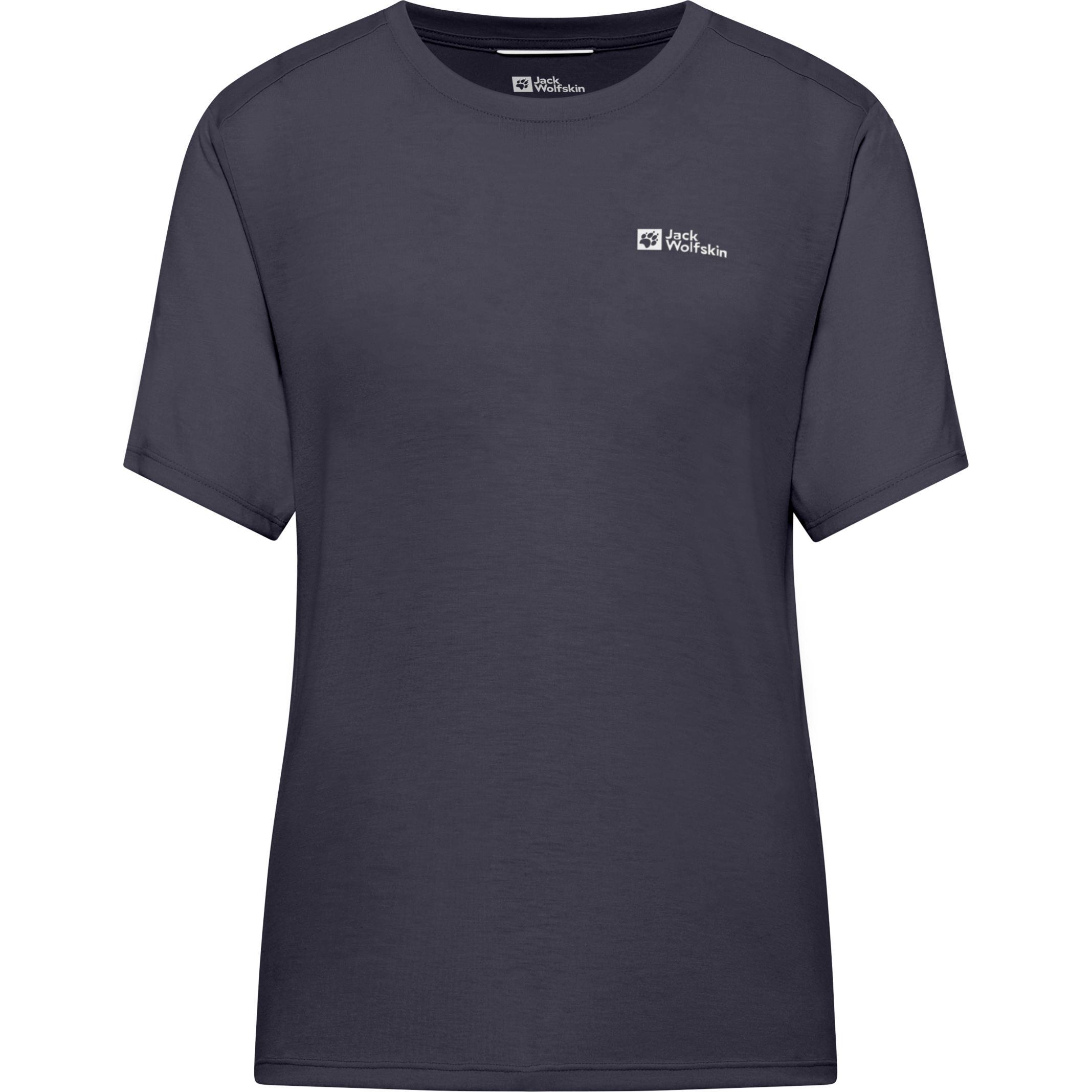 Jack Wolfskin, Damen, Sportshirt, Vonnan Ss T W (S), Grau, S