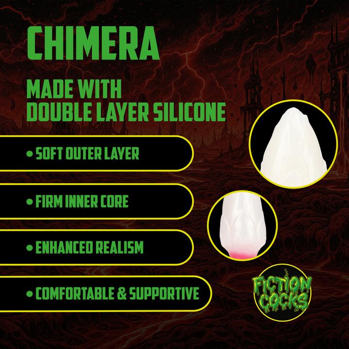 Produktbild Ouch! Chimera - Egg plug - White/Red