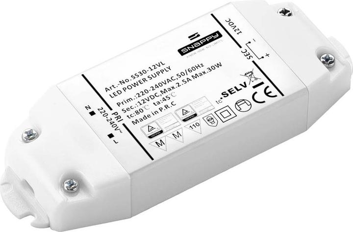 Dehner Elektronik LED-Trafo, LED-Treiber Konstantspannung 30 W 1.25 A 24 V/DC