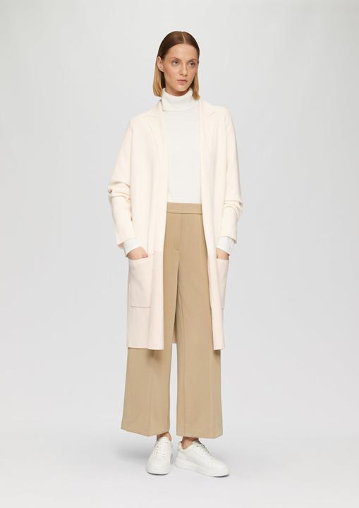 Produktbild s.Oliver Strickjacke Feinstrick-Cardigan mit Reverskragen und Colour-Blocking (40)