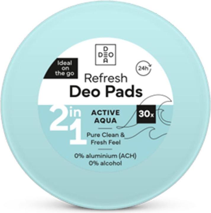 Produktbild Deodea Deodorant Deo Pads Active Aqua (30 Stück)