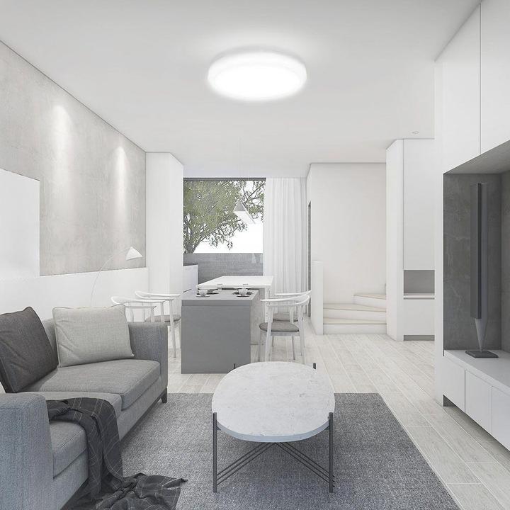 Actual product image V-TAC Plafon 18W LED Okrągły 29cm Natynkowy Pilot Czujnik Ruchu IP44 Biały VT-8618S 4000K 1830lm (5 m)