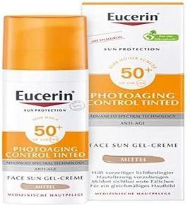 Produktbild Eucerin Sun Protection Photoaging Control Tinted Gel-Cream SPF 50+ 50 ml Medium (Sonnencreme Gesicht, SPF 50+, 50 ml)