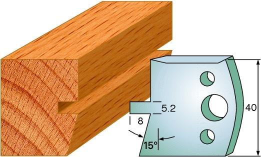 Actual product image CMT 691.086 Gegenmesserpaar Höhe 40 mm Nummer 86