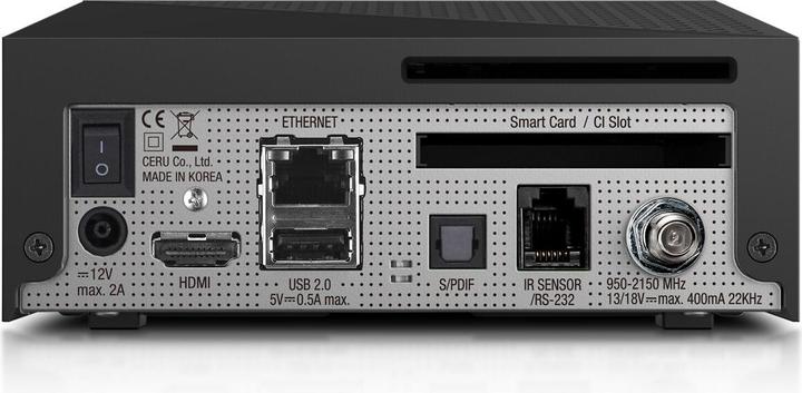 Actual product image Vu+ Zero 4K (DVB-S2X, CI Shaft)