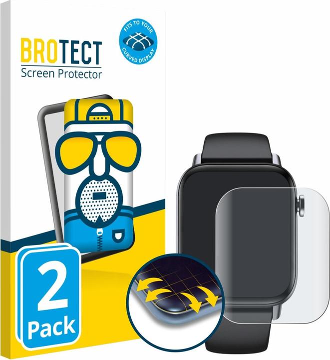 Produktbild BROTECT Fullscreen Schutzfolie Displayschutz Folie Matt Entspiegelungsfolie