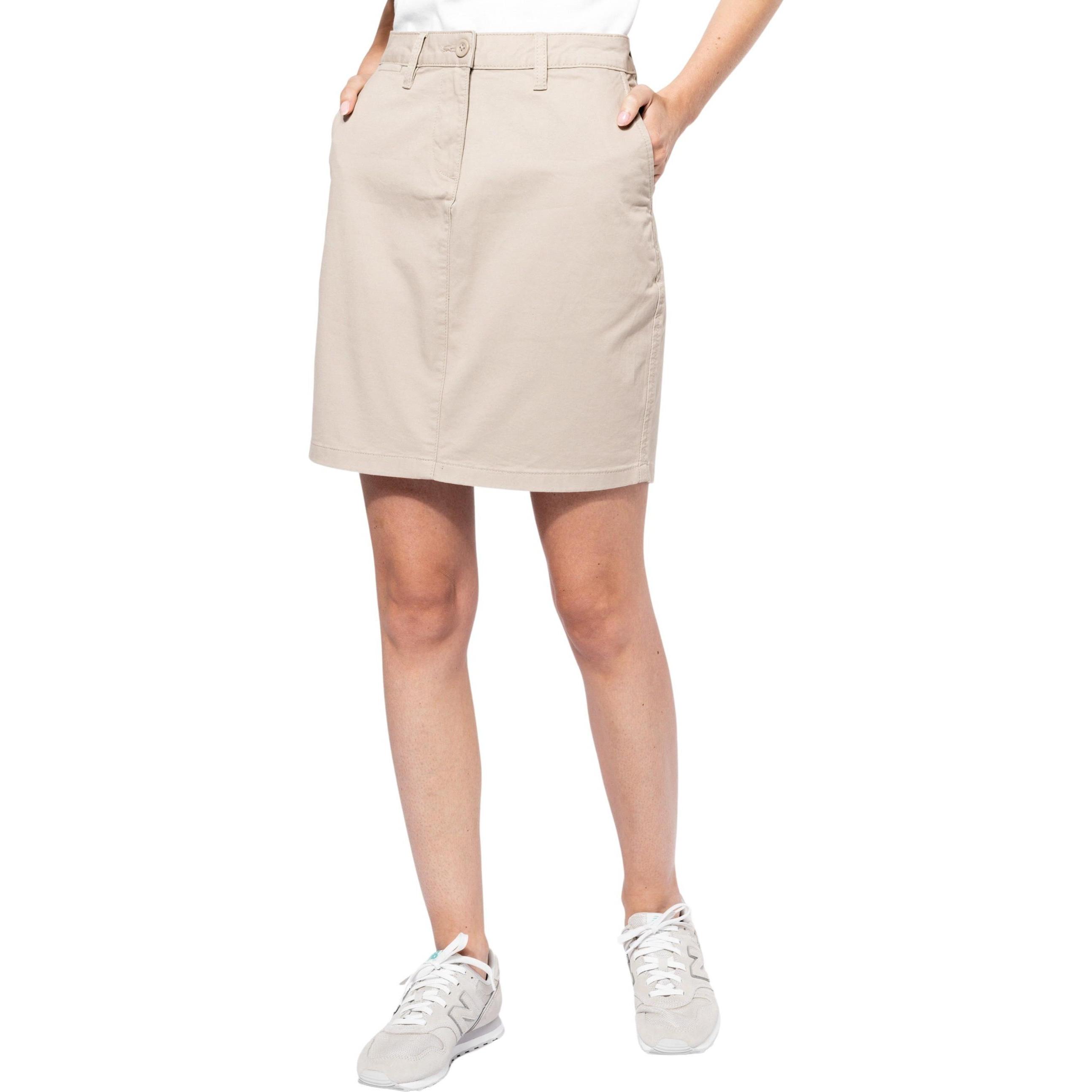 Kariban, Damen, Röcke, Chinorock Frau, Beige, (48)