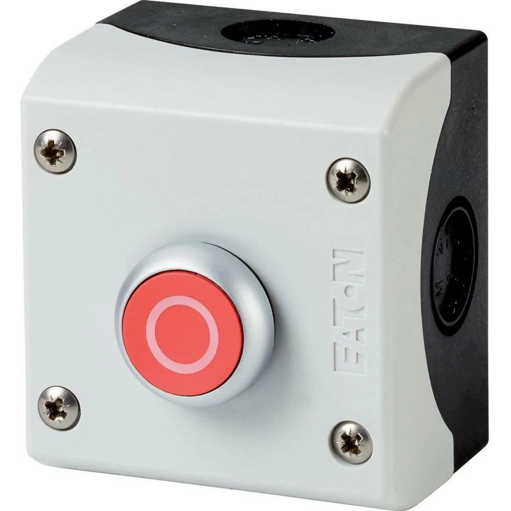 Eaton Tasterstation IP66 Stop, Taster + Schalter, Rot