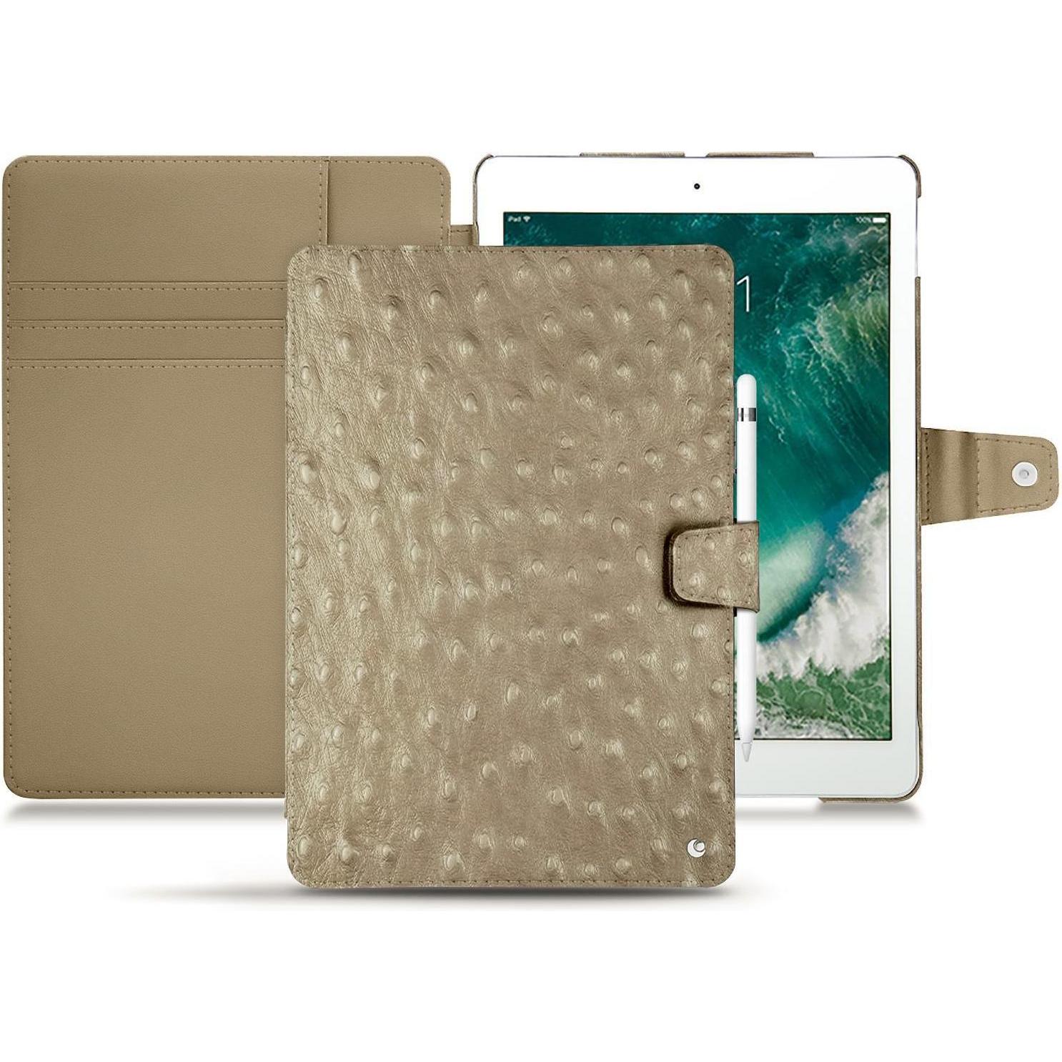 Noreve Lederschutzhülle Wallet (iPad Air 2019 (3. Gen)), Tablet Hülle, Beige