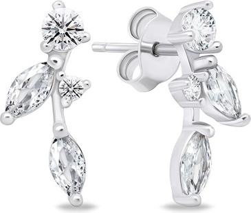 Produktbild Brilio Silver - Beautiful silver earrings with zircons EA619W