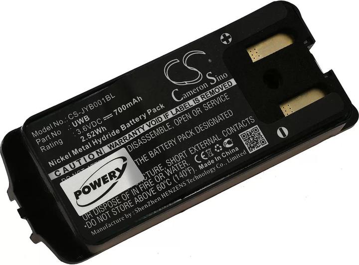 AccuCell Akku für Kransteuerung JAY A001 / ECU / Typ UWB - 3,6V - 700 mAh (3.60 V, 700 mAh)