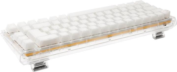 Actual product image Ducky One 3 Aura White SF Gaming Keyboard, RGB LED - Gateron Baby Kangaroo (DE, Cable)