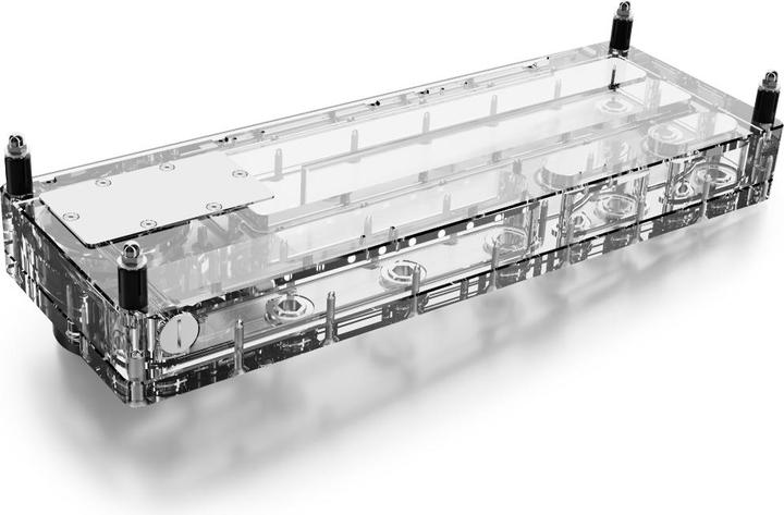 Actual product image Alphacool Core Distro Plate 360 Left with VPP Pump