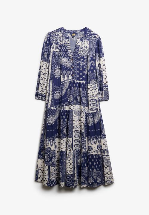Produktbild Superdry Damen Midikleid mit Rüschen (S)