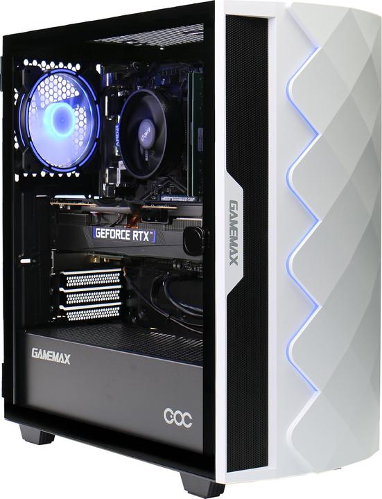 Actual product image GameMax Diamond WT 7565 i7 14700F 32GB 1TB SSD RTX 5070 (Intel Core i7-14700F, 32 GB, 1000 GB, GeForce RTX 5070)