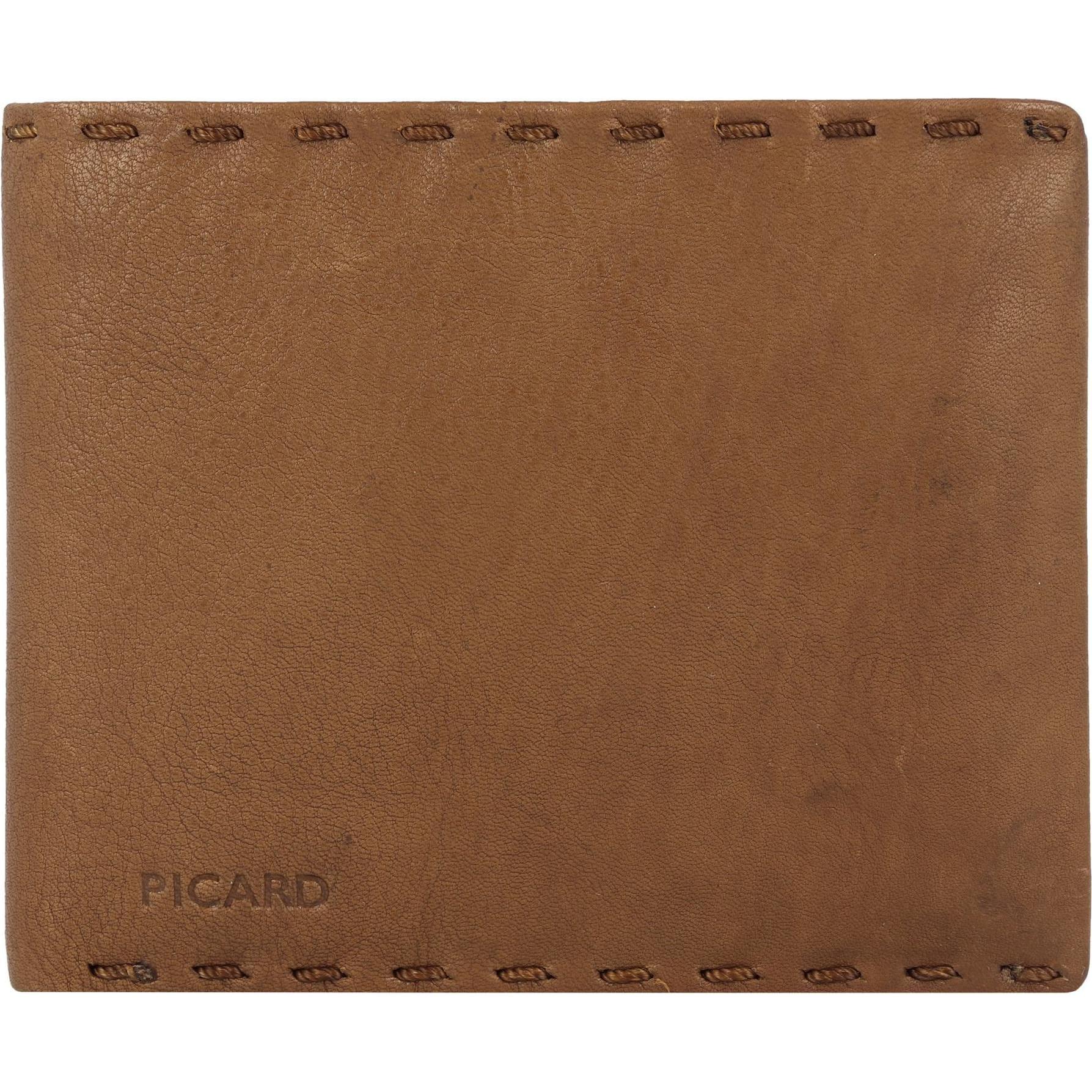 Picard, Herren, Portemonnaie, Ranger 1 Geldbörse RFID Schutz Leder 11.5 cm, Braun