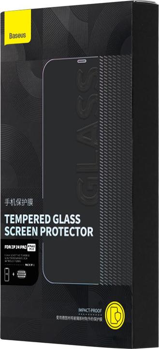 Image du produit Baseus Verre trempé HD Schott avec filtre anti-poussière 0.3mm pour iPhone 14 Pro (Apple iPhone 14 Pro)
