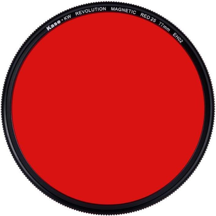 Kase Revolution Black & White Red 25 Filter 77mm (77 mm), Filtro fotografico, Nero