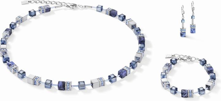 Produktbild Coeur de Lion Collier GeoCube (Edelstahl, 42 cm)