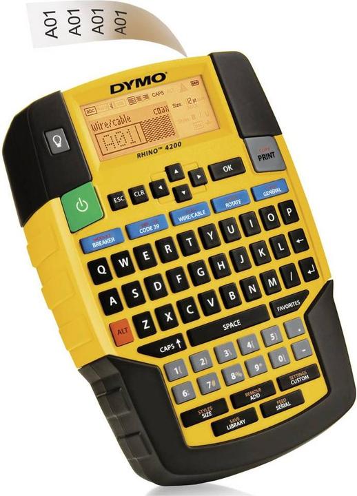 Actual product image Dymo Rhino 4200 Label Printer Heat Transfer Wireless QWERTY (180 dpi)