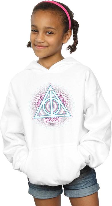 Produktbild Neon Deathly Hallows Kapuzenpullover Mädchen (140, 146)